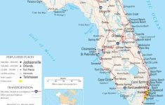A Large Detailed Map Of Florida State | For The Classroom In 2019 - Map Of Florida Cities And Beaches