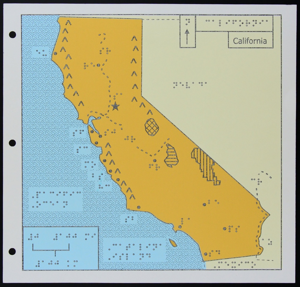 A Map Of California For The Blind | Kcet - California Pictures Map