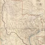 A Map Of Texas, Compiled From Surveys Recorded In The Land Office Of   Texas Land Office Maps