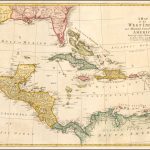 A Map Of The West Indies And Middle Continent Of America From The   Map Of Florida And Caribbean