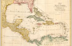 A Map Of The West Indies And Middle Continent Of America From The - Map Of Florida And Caribbean