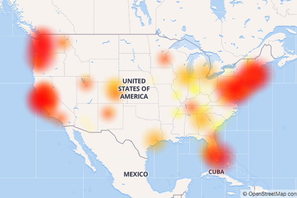 A Nationwide Comcast Landline Outage Is Affecting Thousands Of - Comcast Service Area Map Florida