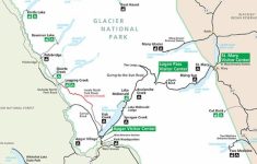 A Quick Overview Map Of Glacier National Park - My Yellowstone Park - Printable Map Of Glacier National Park