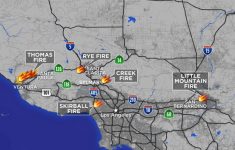 Abc7 Eyewitness News On Twitter: "maps: A Look At Each Southern - California Mountain Fire Map