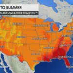 Accuweather 2019 Us Summer Forecast   Texas Weather Map Temps