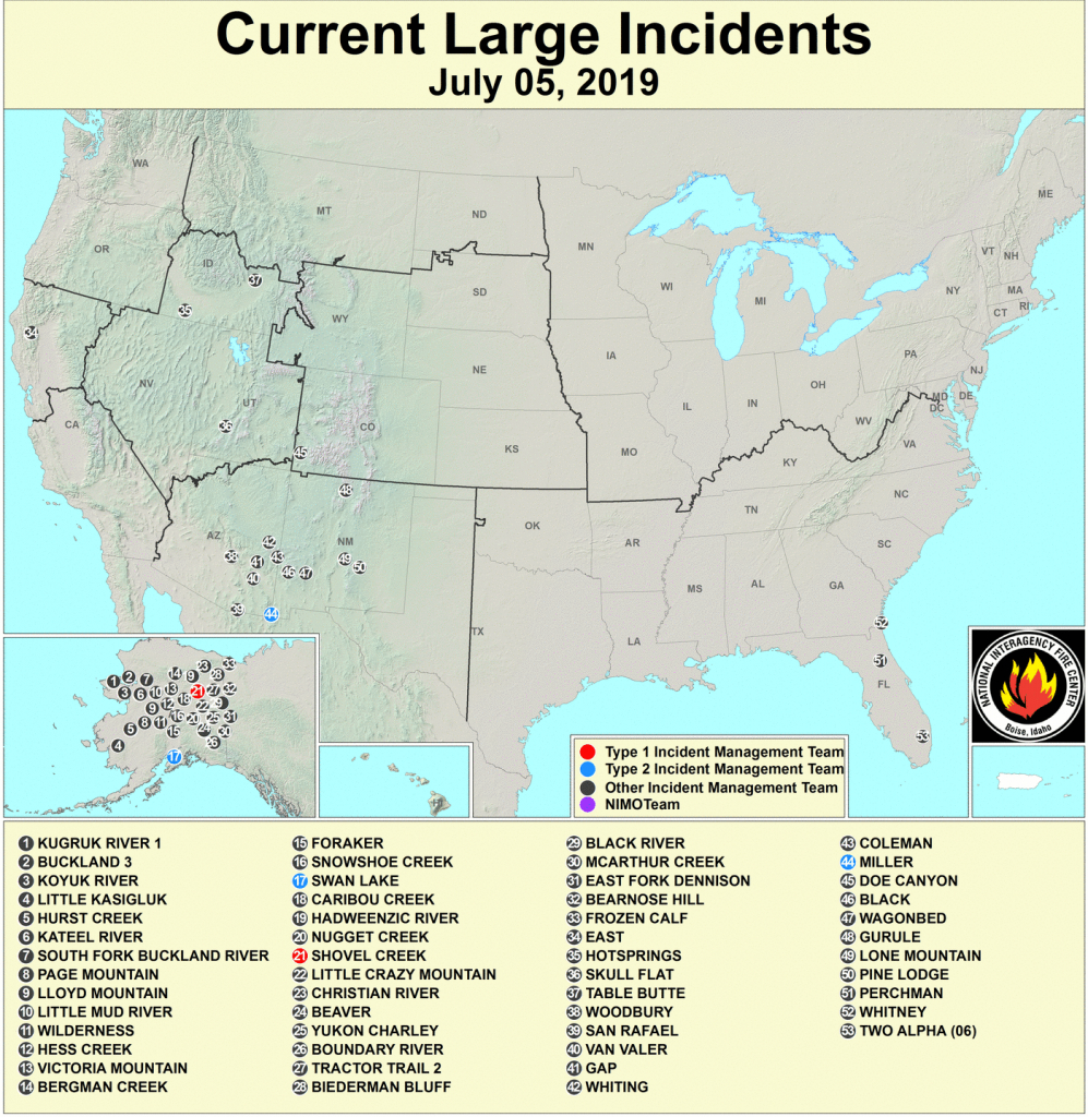 Active Fire Mapping Program - Map Showing Current Fires In California