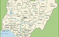 Administrative Divisions Map Of Nigeria - Printable Map Of Nigeria