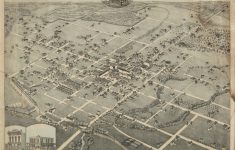 Aerial Map Of Denton, Texas (1883) : Mapporn - Aerial Map Of Texas