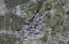 Aerial Map View Above Texas Medical Center Houston Texas Stock Photo - Texas Medical Center Map