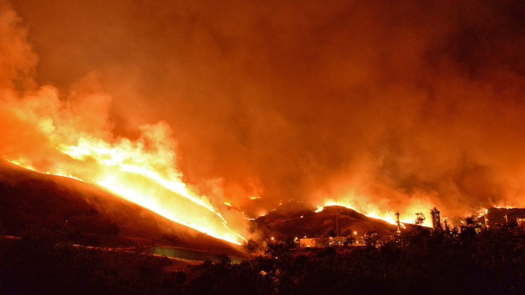 Agenda 21: Were The California Wildfires Startedhaarp Or Direct - California Fire Heat Map