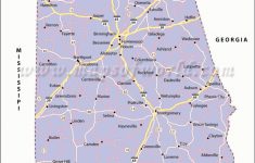 Alabama Road Map, Alabama Highways Map, Alabama Interstates - Alabama State Map Printable