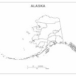 Alaska Blank Map   Alaska State Map Printable