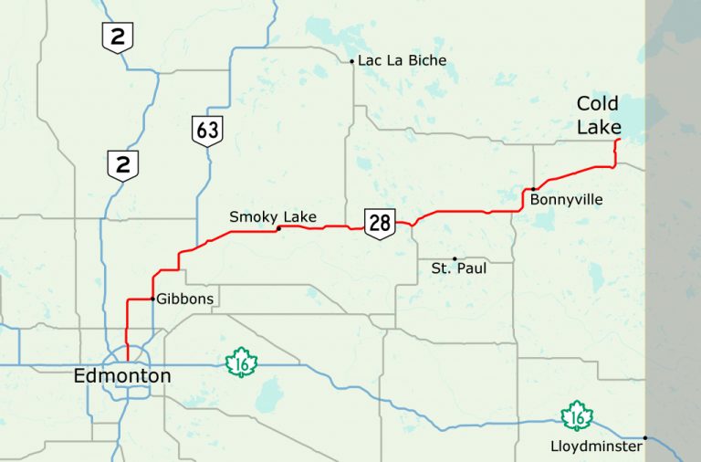 Alberta Highway 28 Wikipedia Printable Alberta Road Map Printable
