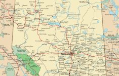 Alberta Road Map - Printable Map Of Western Canada
