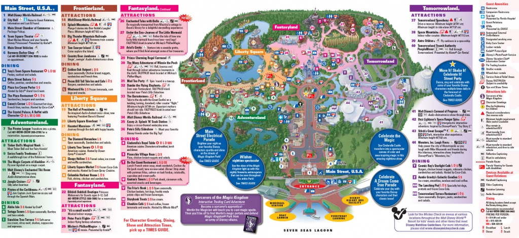 All Walt Disney World Resort Theme Park Maps | Meet The Magic - Maps Of Disney World Printable