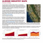 Almond Industry Maps | California Almonds   Your Favorite Easy Snack   California Almond Farms Map