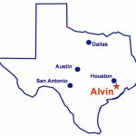 Alvin, Texas   Alvin Texas Map