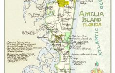 Amelia Island Florida In Two Sizes | Etsy - Amelia Island Florida Map