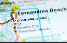 Amelia Island Florida Usa On Map Stock Photo (Edit Now) 1120491035 - Amelia Island Florida Map