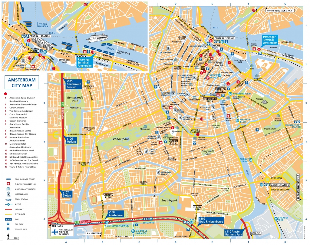 Amsterdam Attractions Map Pdf Free Printable Tourist Map Amsterdam Printable Tourist Map Of Amsterdam 