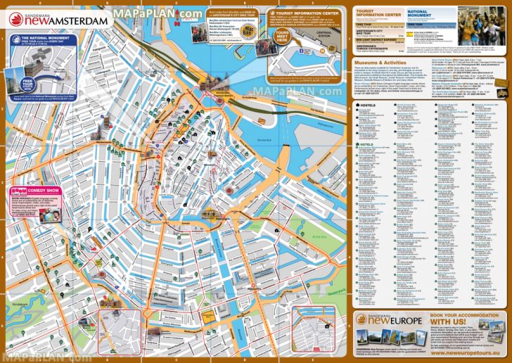 Printable Tourist Map Of Amsterdam