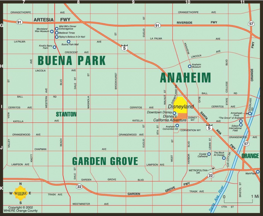 Anaheim, California Map - Anaheim California Google Maps