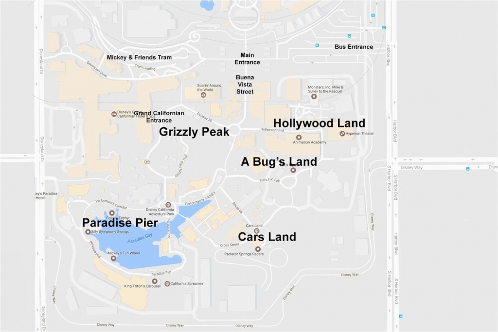 Anaheim California Map Google Maps Of The Disneyland Resort - Anaheim California Map