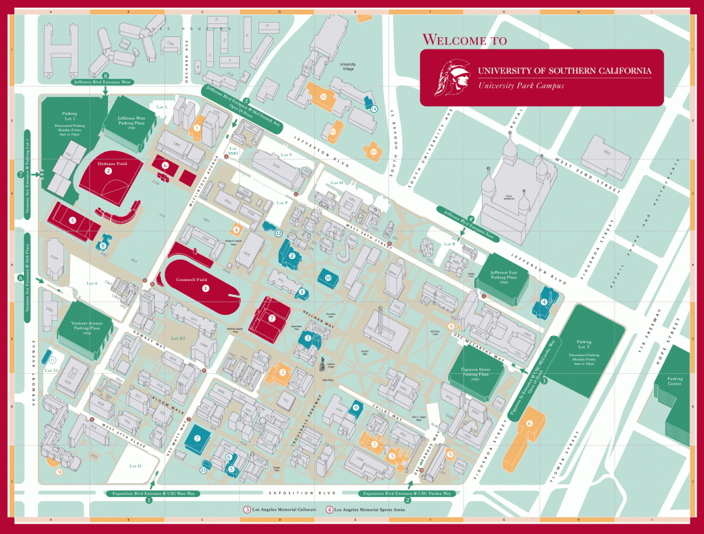 Analysis Of Algorithms - Csci 570, Fall 2013, Both Sections - Usc Campus Map Printable