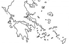 Ancient Greece Blank Map - Outline Map Of Greece Printable