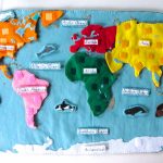 Animals Of The Ocean For The Montessori Wall Map & Quietbook With   World Ocean Map Printable