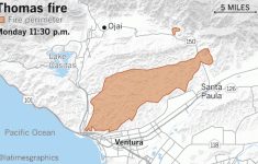 Animated Map: Watch As The Thomas Fire Explodes In Ventura County - Fire Watch California Map
