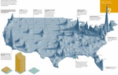 Another Way To Show The Population Distribution In The Usa - Texas Population Heat Map