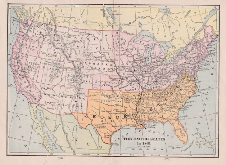 Printable Civil War Map