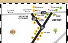 Antiques Show Map - Round Top Register | Thrifty Destinations - Canton Texas Flea Market Map