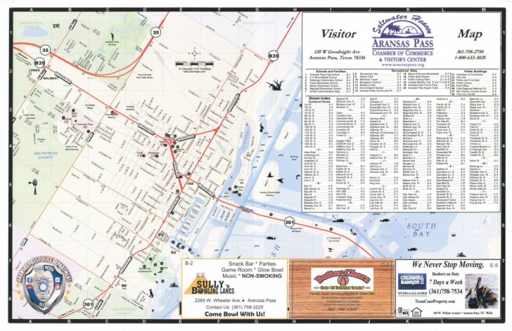 Aransas Pass Chamber Of Commerce Map Of Aransas Pass Texas   Aransas Pass Chamber Of Commerce Map Of Aransas Pass Texas 728x471 