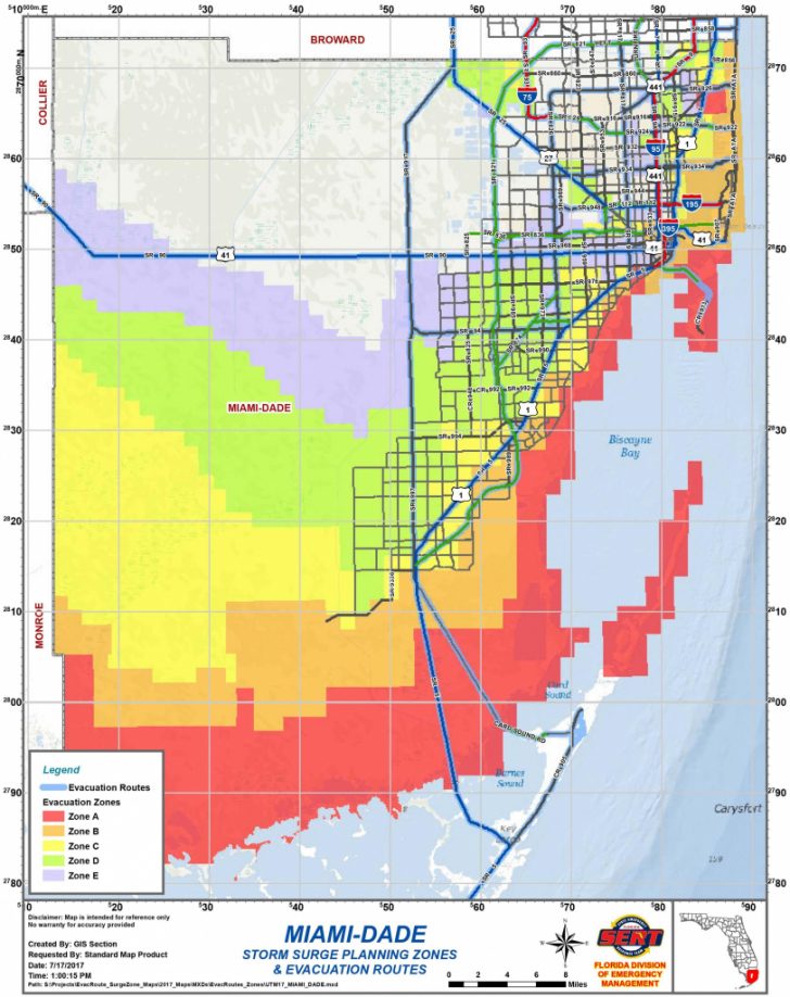 Florida Hurricane Evacuation Map