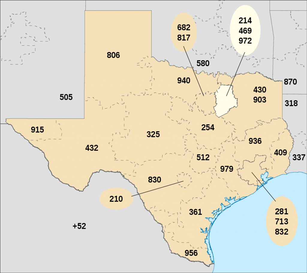 Area Codes 214 469 And 972 Wikipedia Printable Map Of Dfw Metroplex 