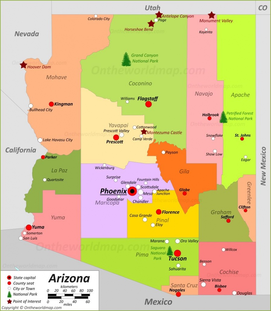 Arizona State Maps | Usa | Maps Of Arizona (Az) - Printable Map Of Arizona