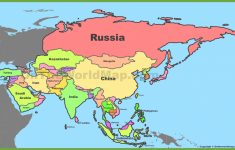 Asia Maps | Maps Of Asia - Ontheworldmap - Printable Map Of Asia With Countries