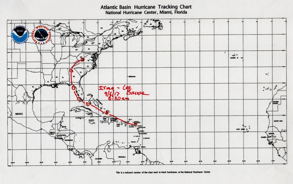 Printable Hurricane Tracking Chart - Printable Blank World