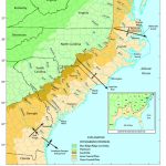 Atlantic Coastal Plain, Maryland To Florida   Florida Atlantic Coast Map