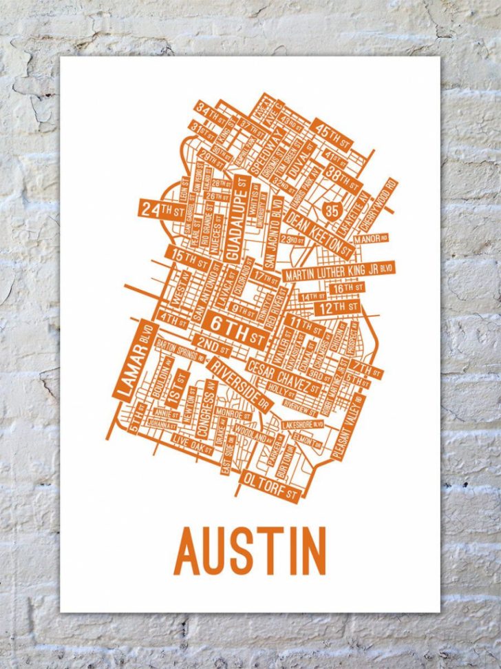 Printable Map Of Austin Tx