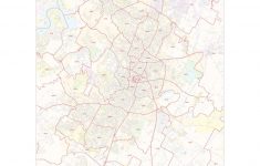 Austin, Texas Zip Codes - The Map Shop - Texas Zip Code Map
