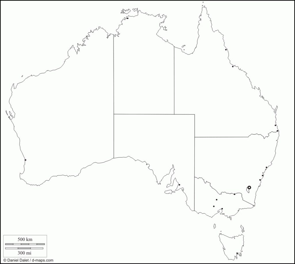 Australia Blank Map 9 11 Blank Map Of Australia | Ageorgio - Blank Map ...