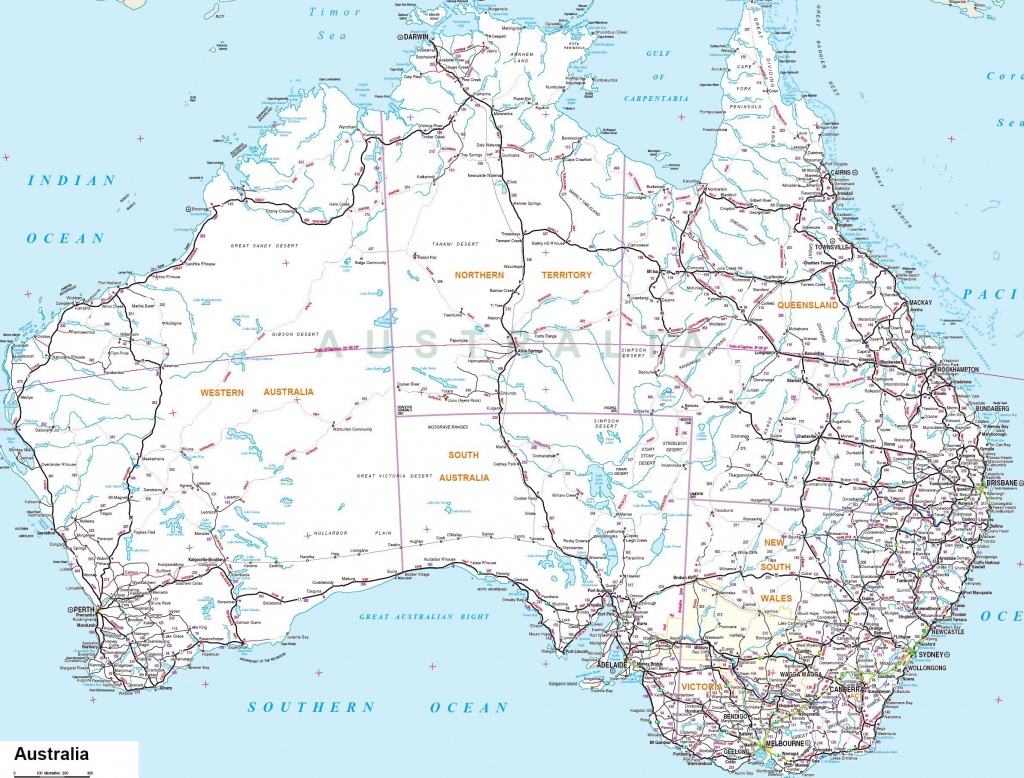 Australia Maps | Printable Maps Of Australia For Download - Free Printable Map Of Australia