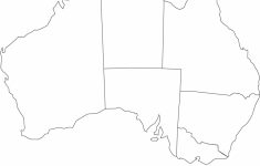 Australia Printable, Blank Maps, Outline Maps • Royalty Free - Printable Map Of Australia With States And Capital Cities