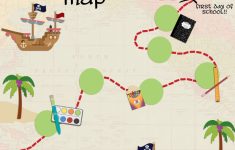 Back To School Treasure Map - Your Everyday Family - Printable Maps For School