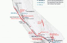 Back To The Future On The San Andreas Fault - Usgs Recent Earthquake Map California