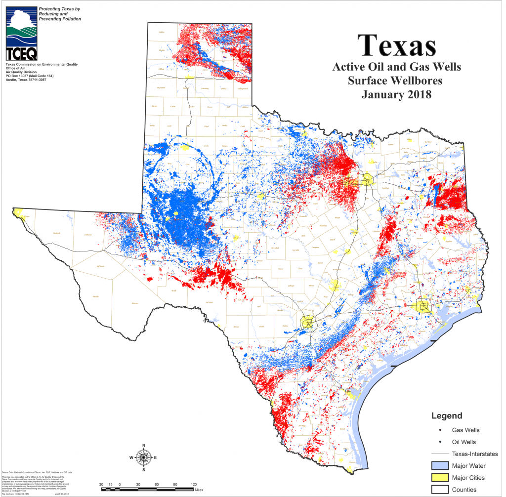 Barnett Shale Maps And Charts - Tceq - Www.tceq.texas.gov - Texas Oil And Gas Well Map