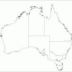 Basic Outline Maps : Library   Printable Map Of Australia With States